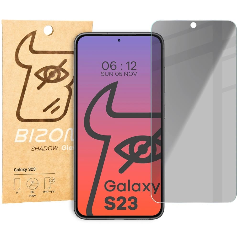 Bizon Glass Clear Shadow Samsung Galaxy S23 tinted - 1