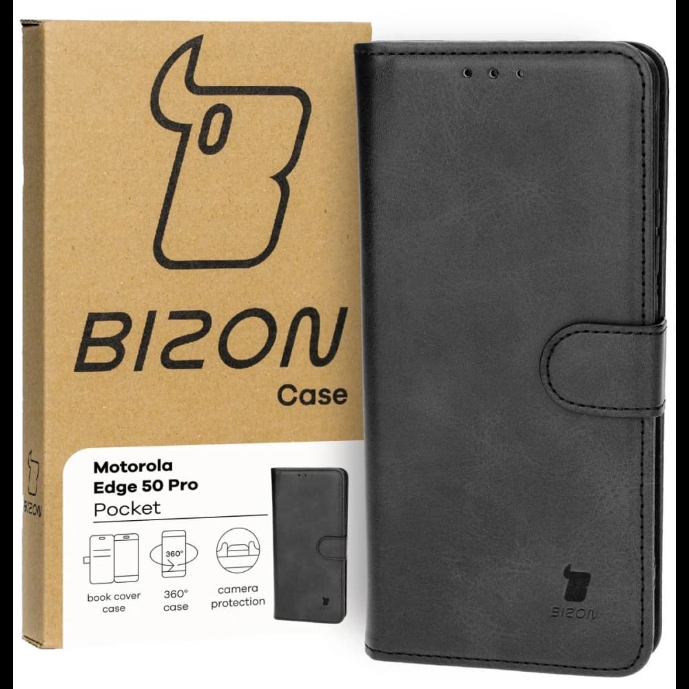 Bizon Case Tasche Motorola Edge 50 Pro schwarz - 2