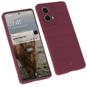 Bizon Case Tur Motorola Moto G85 5G dark purple