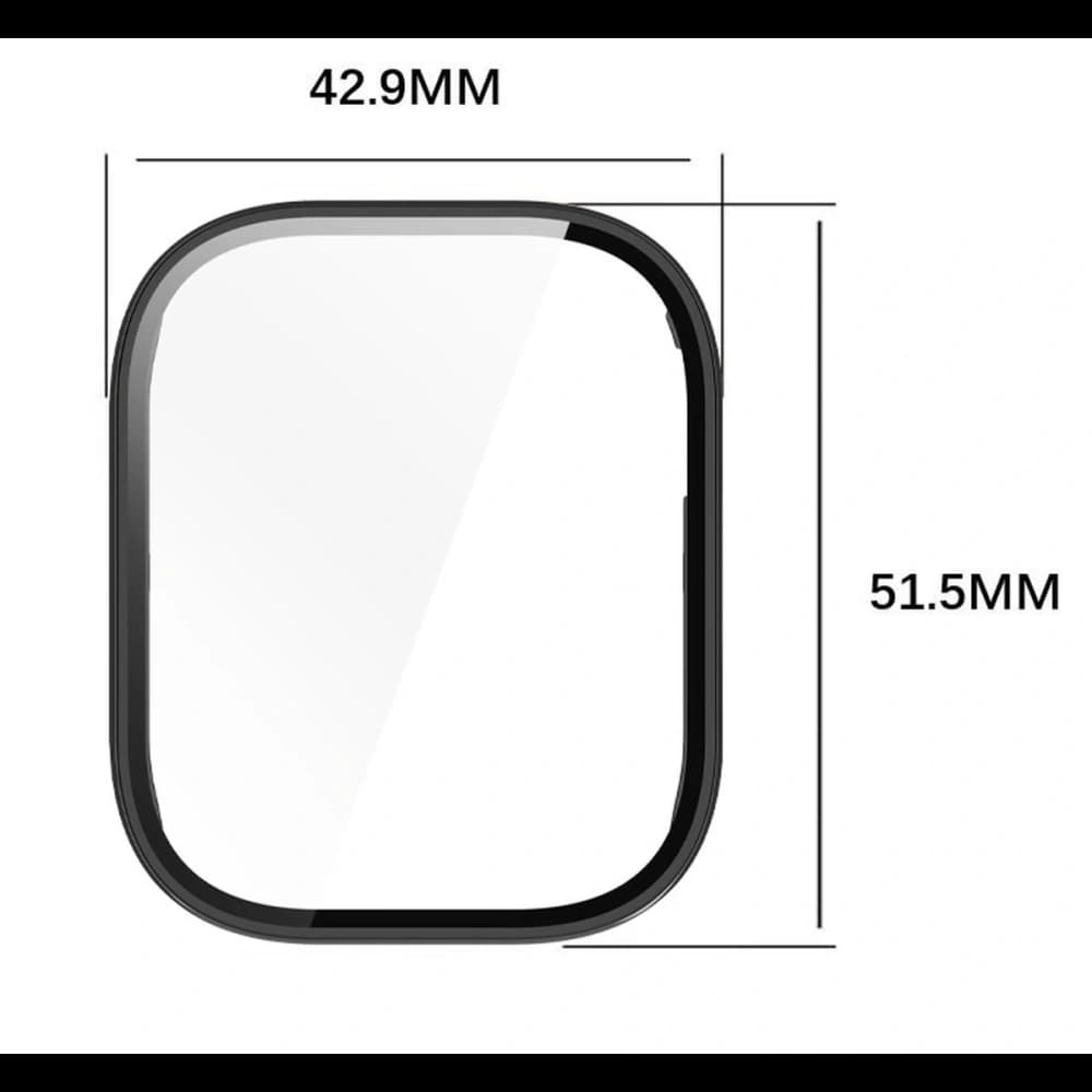 Bizon Case+Glass Uhr Xiaomi Redmi Watch 5 Active schwarz - 2