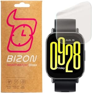 Bizon Glas Uhr Hydrogel Sonne Xiaomi Redmi Uhr 5 Aktiv [2 PACK]