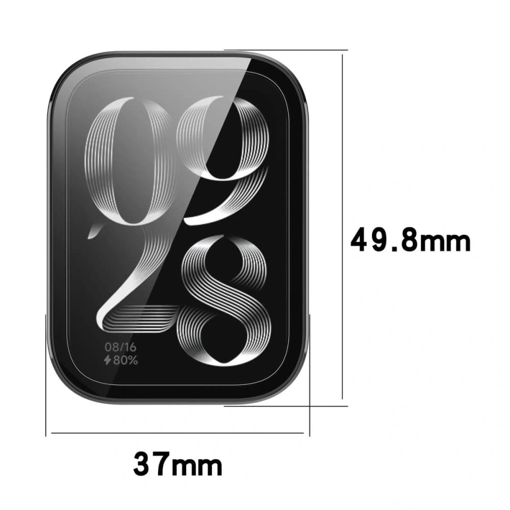 Bizon Case+Glass Watch Xiaomi Mi Smart Band 9 Pro black - 2