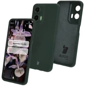 Bizon Soft Case Motorola Moto G35 5G dunkelgrün