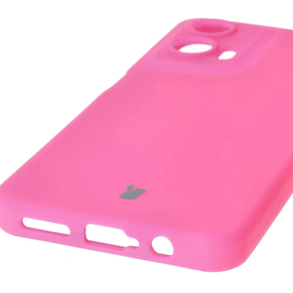Bizon Soft Case Motorola Moto G35 5G neon pink - 3