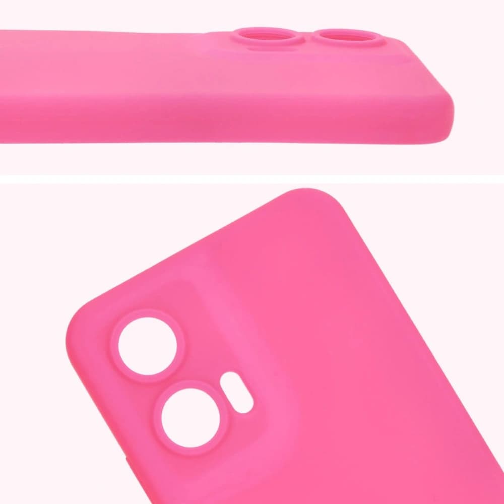 Bizon Soft Case Motorola Moto G35 5G neon pink - 5