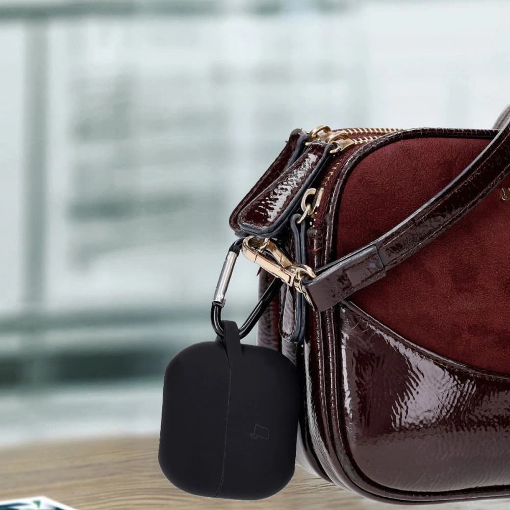 Bizon Case Kopfhörer Silikon Samsung Galaxy Buds 3 / 3 Pro schwarz - 4