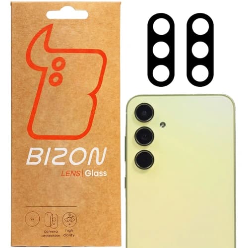 Szkło na aparat Bizon Glass Lens do Samsung Galaxy A56 5G [2 PACK]