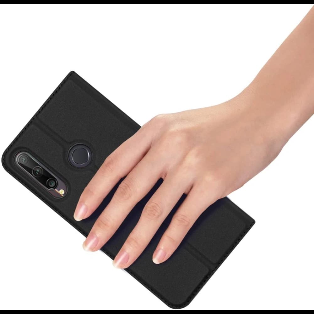 DuxDucis SkinPro Huawei P40 Lite E Black + Screen protector - 2