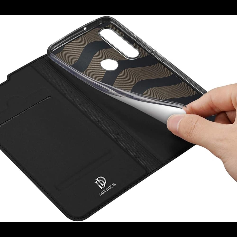 DuxDucis SkinPro Huawei P40 Lite E Black + Screen protector - 4