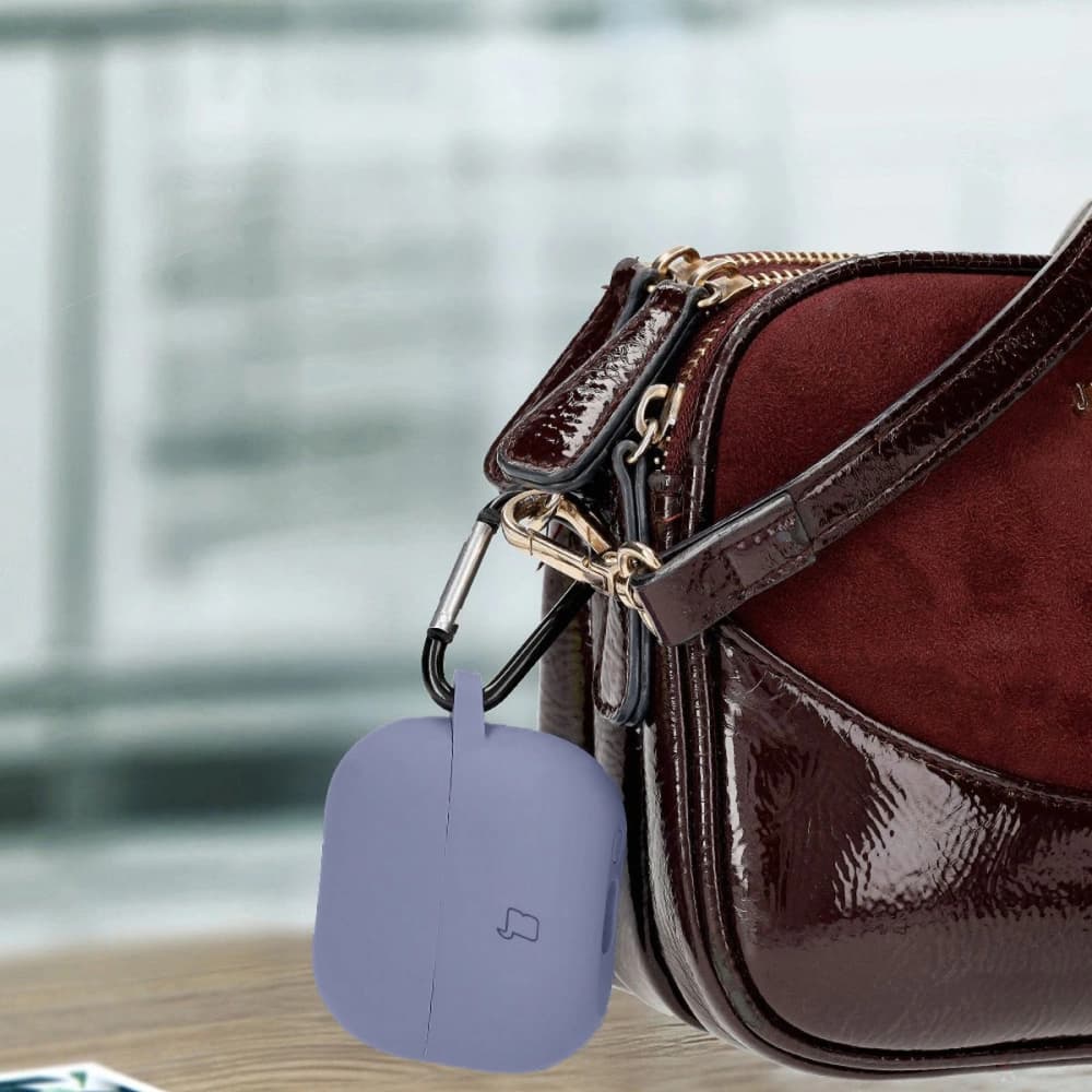 Bizon Case Kopfhörer Silikon Samsung Galaxy Buds 3 / 3 Pro grau - 4