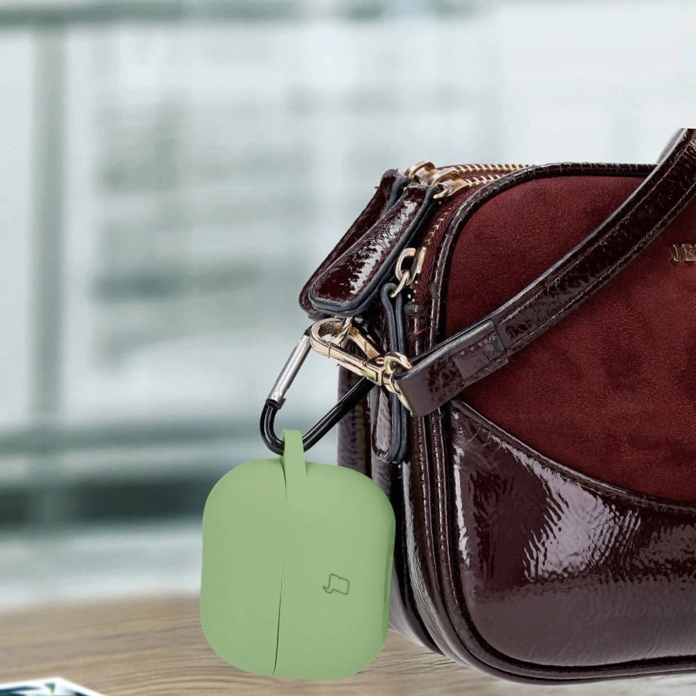 Bizon Case Kopfhörer Silikon Samsung Galaxy Buds 3 / 3 Pro hellgrün - 4