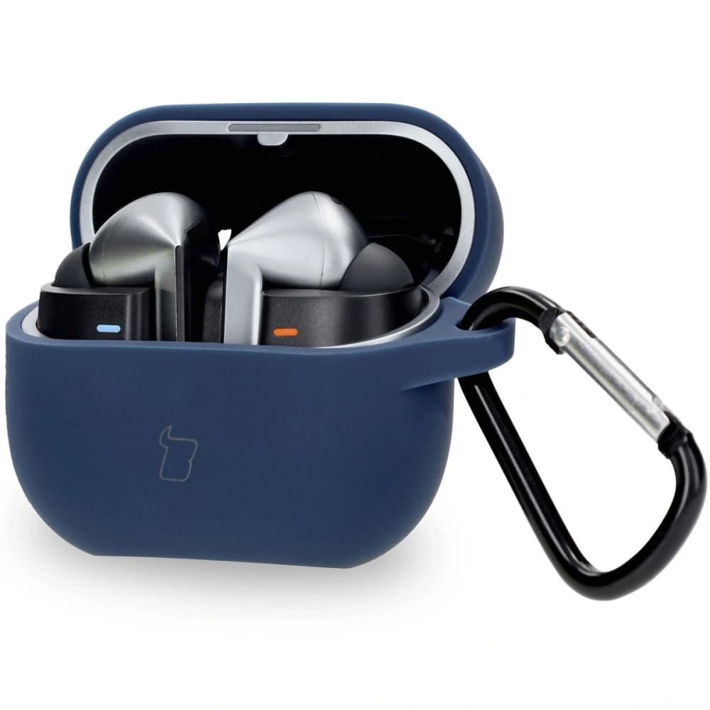 Bizon Case Kopfhörer Silikon Samsung Galaxy Buds 3 / 3 Pro marineblau - 1