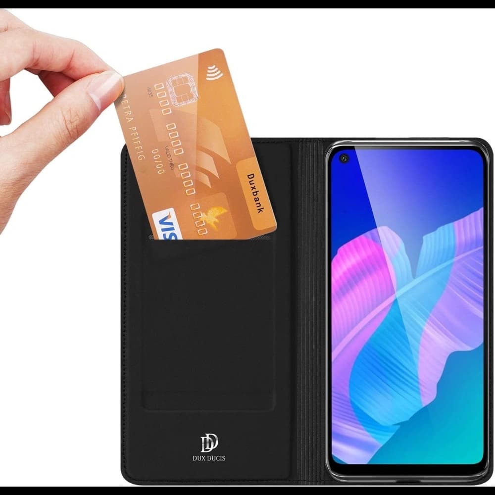 DuxDucis SkinPro Huawei P40 Lite E Black + Screen protector - 6