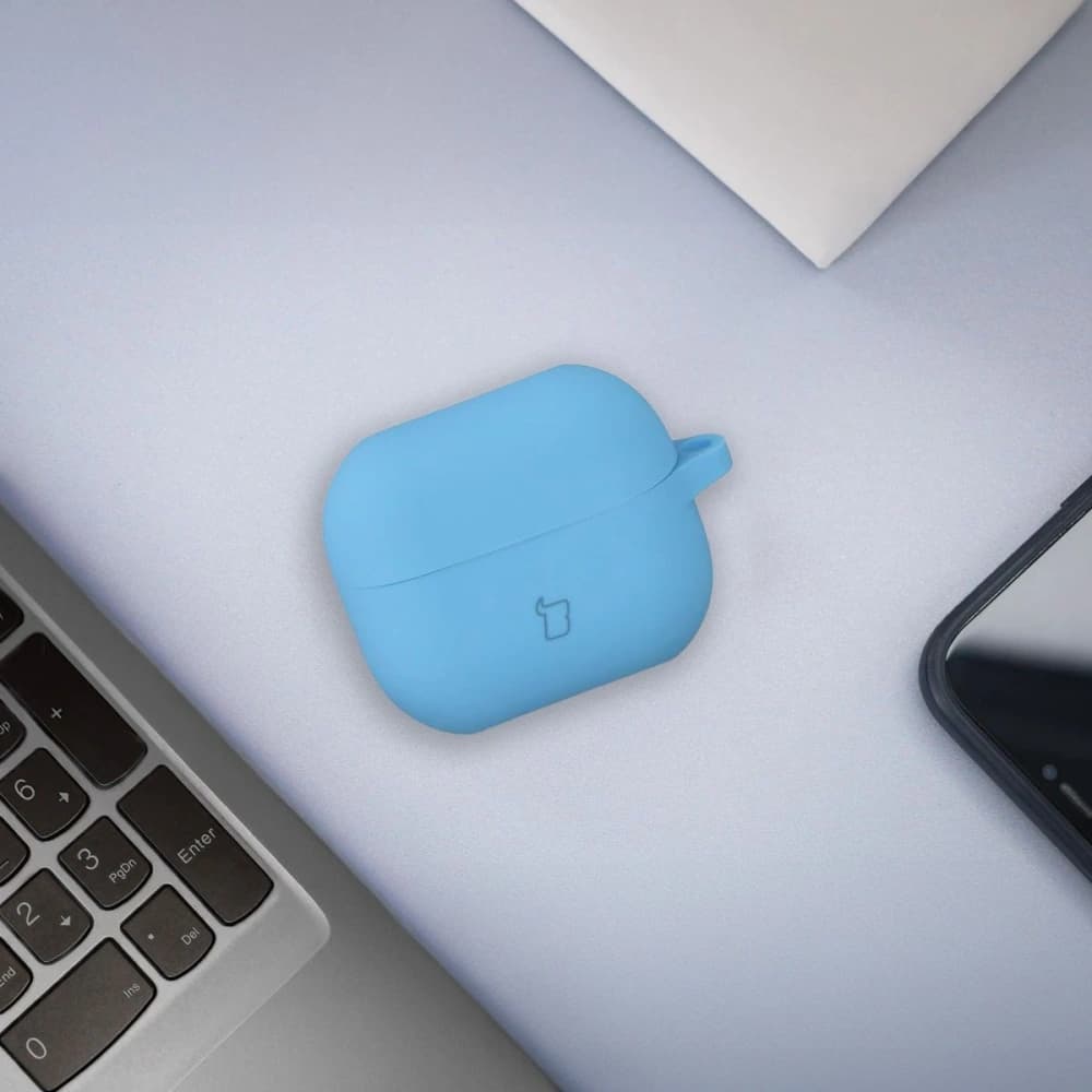 Bizon Case Kopfhörer Silikon Samsung Galaxy Buds 3 / 3 Pro blau - 3