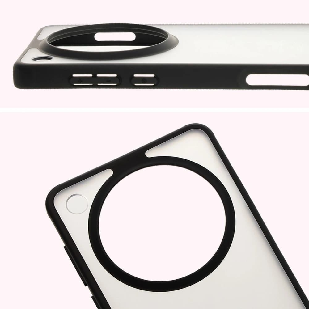 Bizon Case Angelo Oppo Find X8 Pro smoky with a black frame - 3