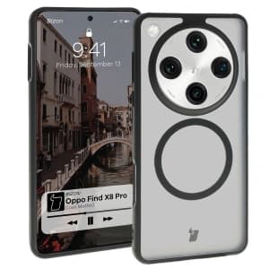 Bizon Case MatteO Oppo Find X8 Pro translucent with black frame