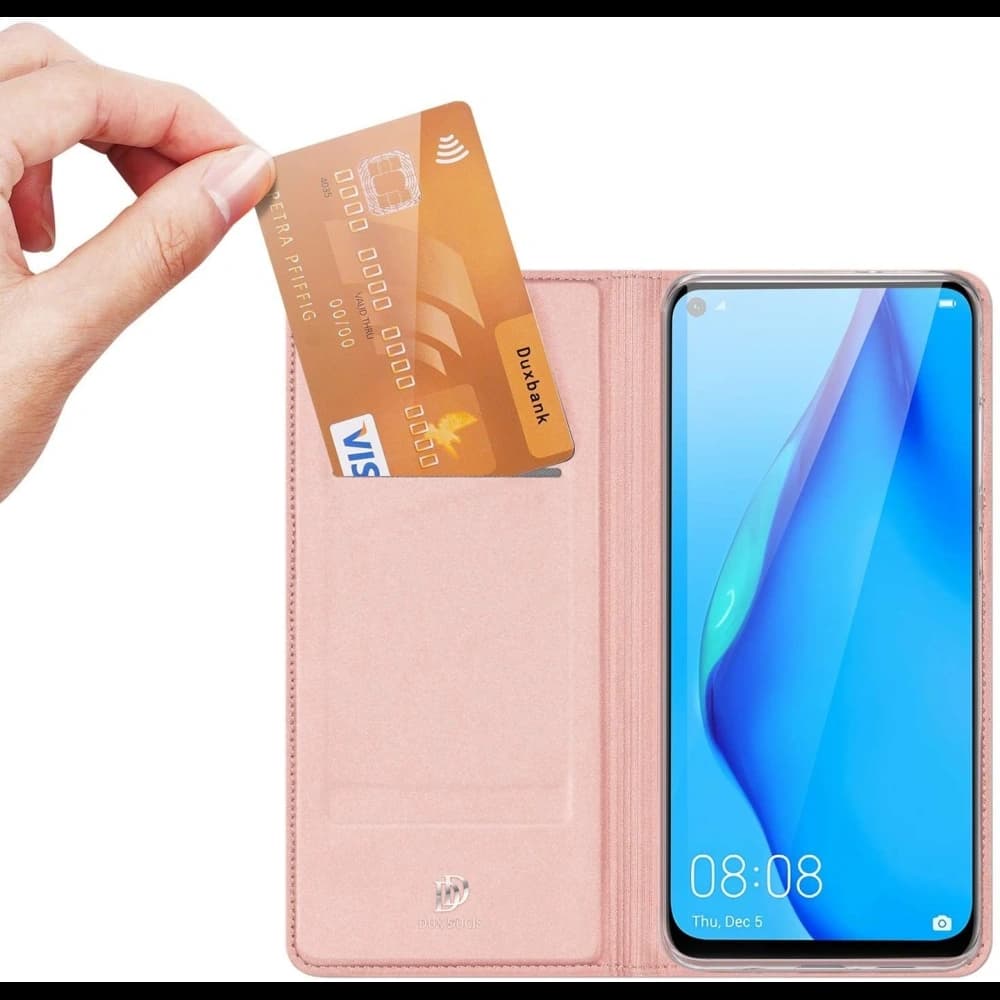 DuxDucis SkinPro Huawei P40 Lite Rose Gold + Screen protector - 5