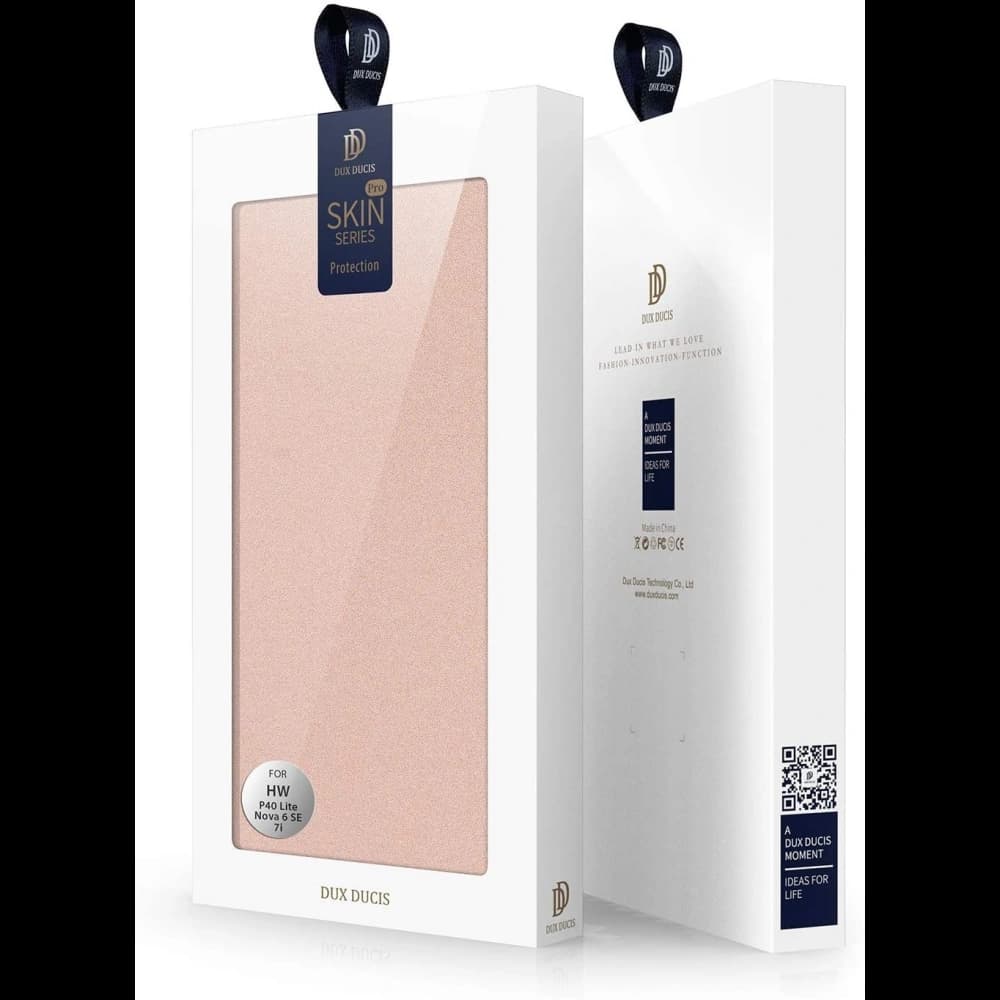 DuxDucis SkinPro Huawei P40 Lite Rose Gold + Screen protector - 8