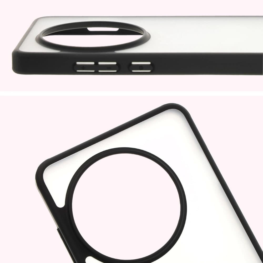 Bizon Case Angelo OnePlus 13 smoky with a black frame - 3