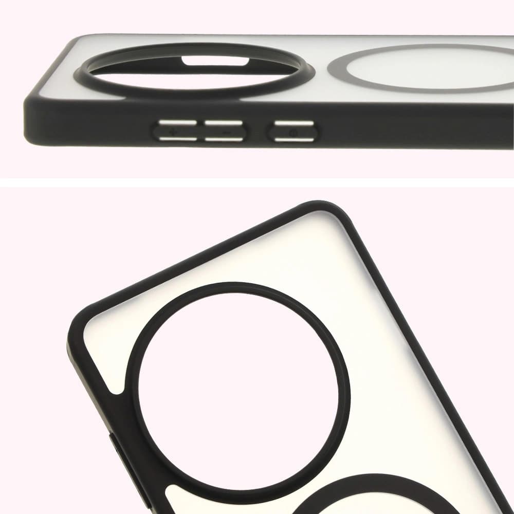 Bizon Case MatteO für OnePlus 13 transparent mit schwarzem Rahmen - 4