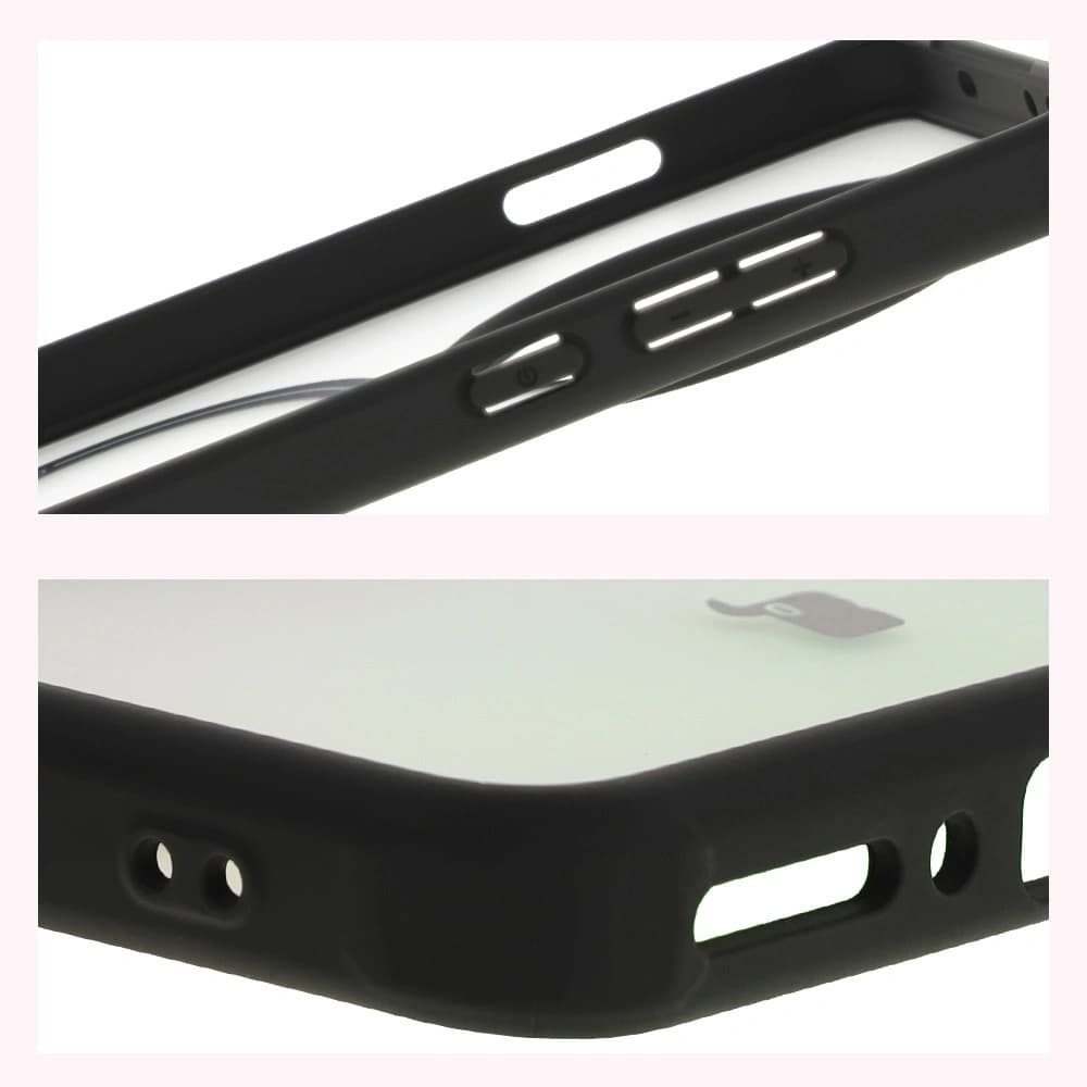 Bizon Case MatteO für OnePlus 13 transparent mit schwarzem Rahmen - 5