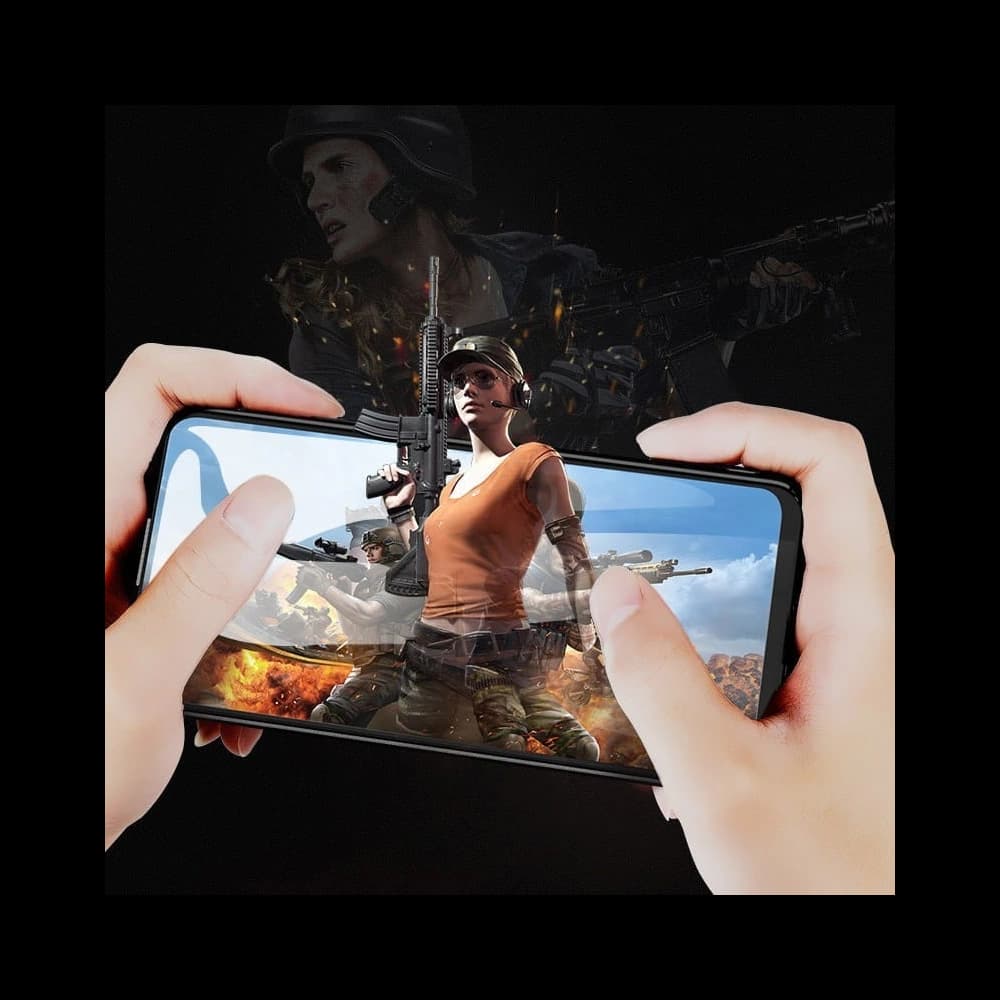 MSVII Huawei P40 Lite Sandstone Black + Screen protector - 3