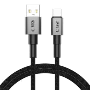 Tech-Protect Ultraboost DNA USB-A / USB-C Kabel 15W/3A 100cm Eisen Grau
