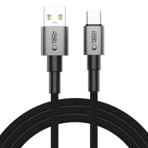 Tech-Protect Ultraboost DNA USB-A / USB-C Kabel 15W/3A 200cm Eisen Grau