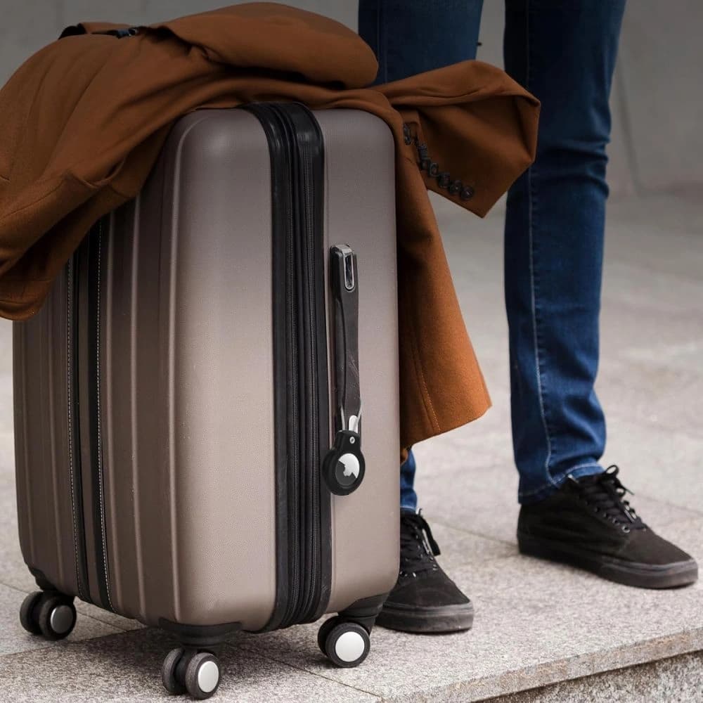 Tech-Protect Rough Vein Apple Airtag Black [2 PACK] - 7