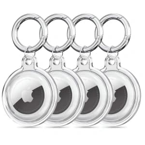 Tech-Protect Icon Apple AirTag Clear [4 PACK]