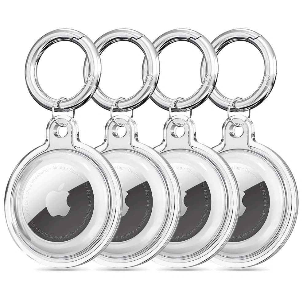 Tech-Protect Icon Apple AirTag Clear [4 PACK] - 1
