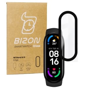 Bizon Glass Edge Xiaomi Mi Band 6 / 5 black