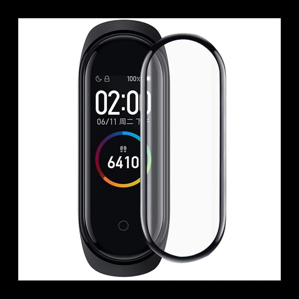 Bizon Glass Edge Xiaomi Mi Band 6 / 5 black - 3