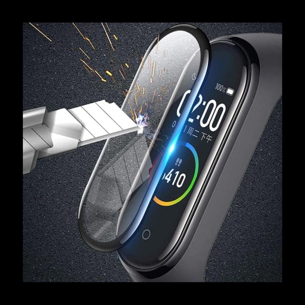 Bizon Glass Edge Xiaomi Mi Band 6 / 5 black - 4