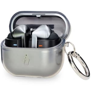 Bizon Case Kopfhörer Clear Samsung Galaxy Buds 3/3 Pro transparent-schwarz