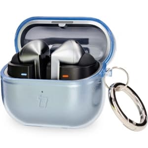 Bizon Case Kopfhörer Clear Samsung Galaxy Buds 3/3 Pro transparent-blau
