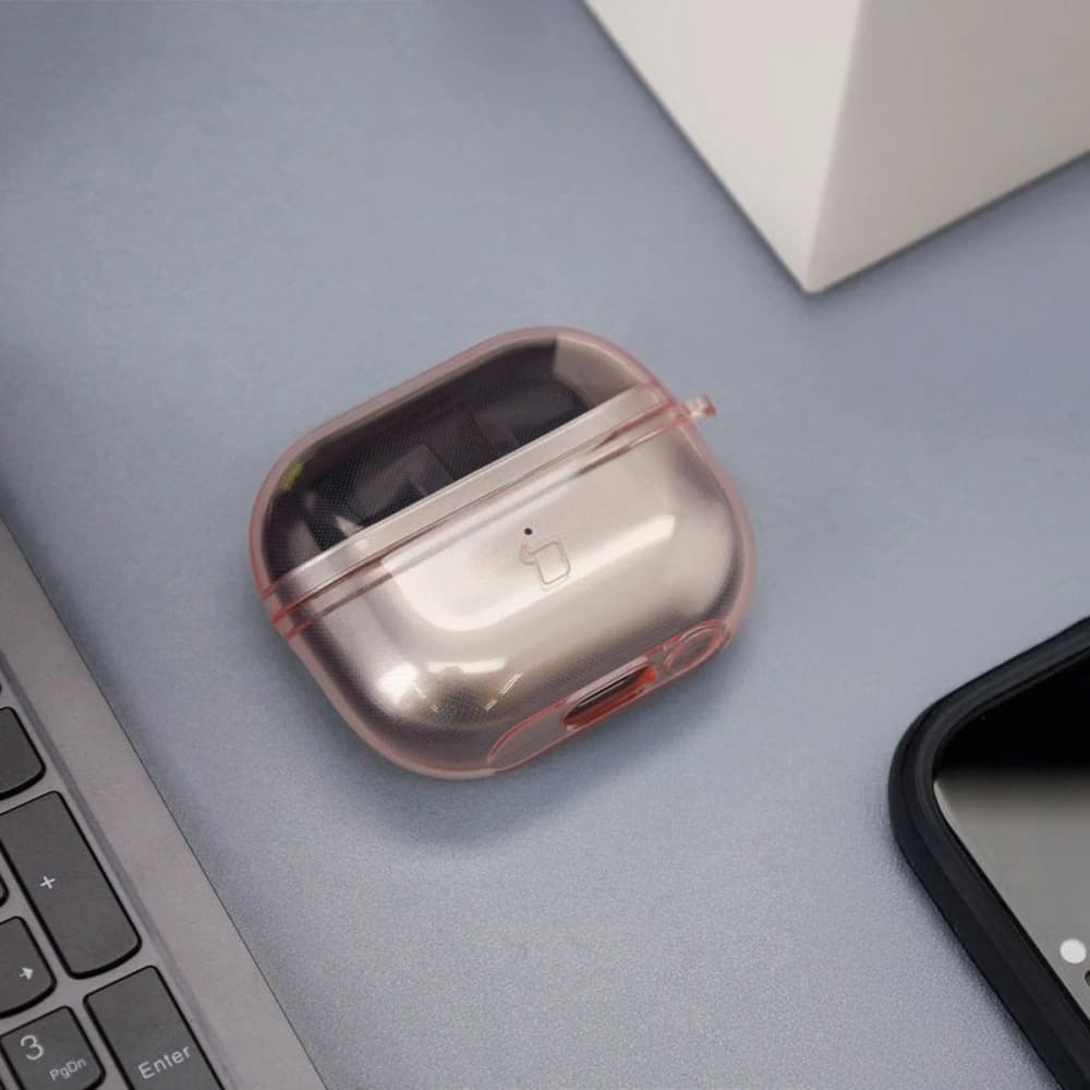 Bizon Case Kopfhörer Clear Samsung Galaxy Buds 3/3 Pro transparent-pink - 3