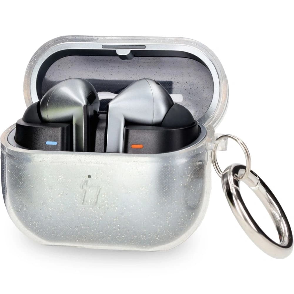 Bizon Case Kopfhörer Clear Samsung Galaxy Buds 3/3 Pro transparent-brocade - 1