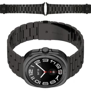 Bizon Strap Watch Aura Samsung Galaxy Watch Ultra 47 mm schwarz