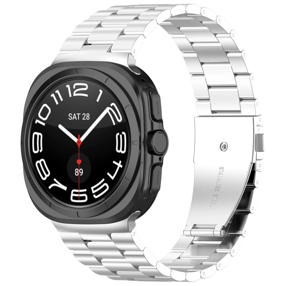 Bizon Strap Uhr Aura Samsung Galaxy Uhr Ultra 47 mm silber - 2