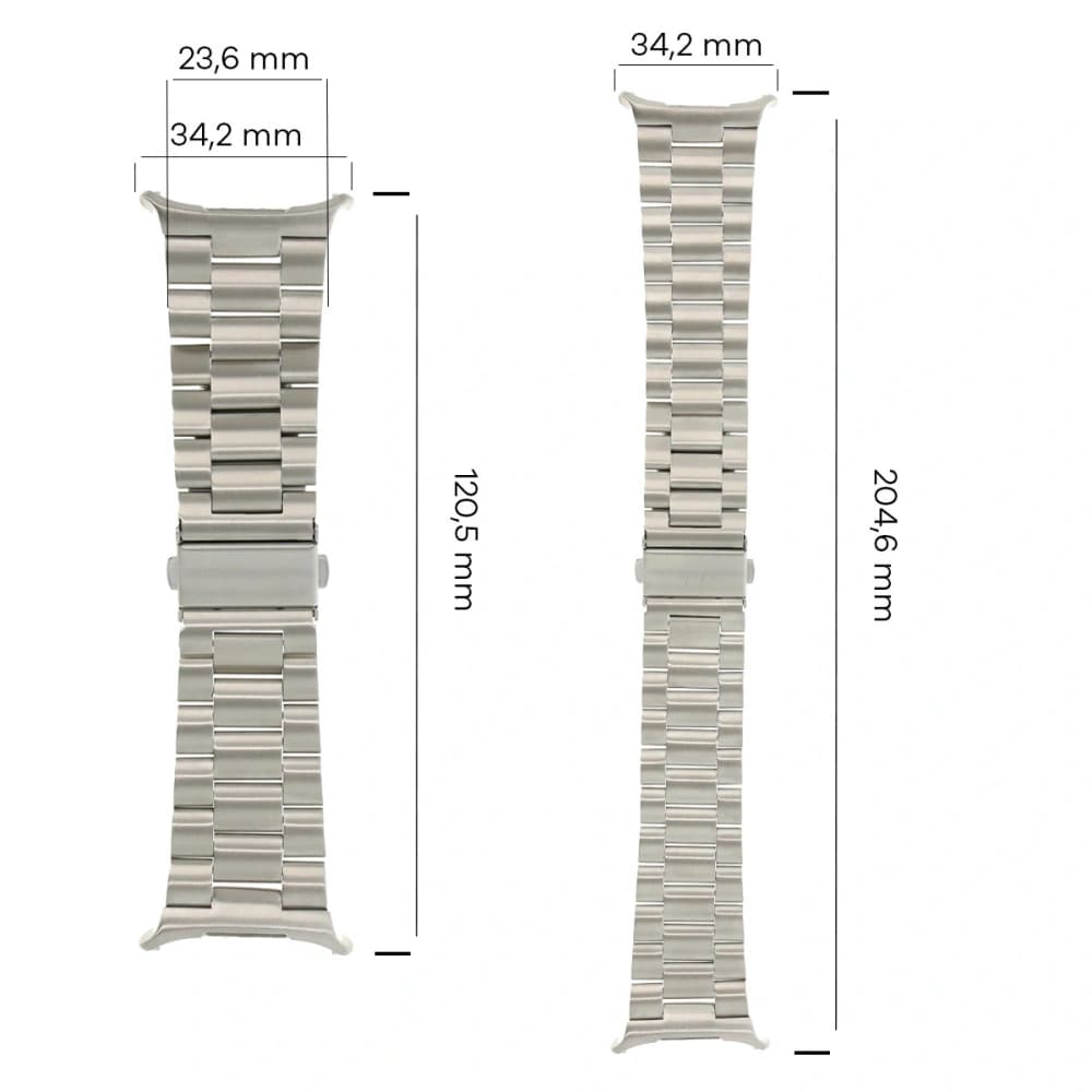 Bizon Strap Uhr Aura Samsung Galaxy Uhr Ultra 47 mm silber - 3