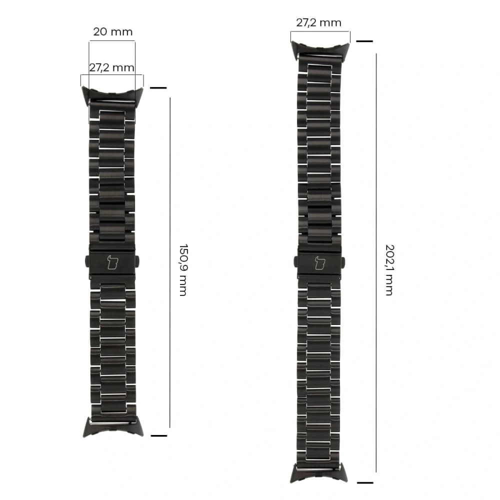 Bizon Armbanduhr Aura Google Pixel Uhr 3 / 2 / 1 41 mm schwarz - 3