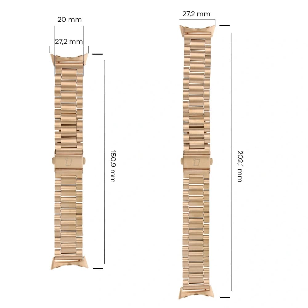 Bizon Strap Watch Aura Google Pixel Watch 4 / 3 / 2 / 1 41 mm roségold - 3