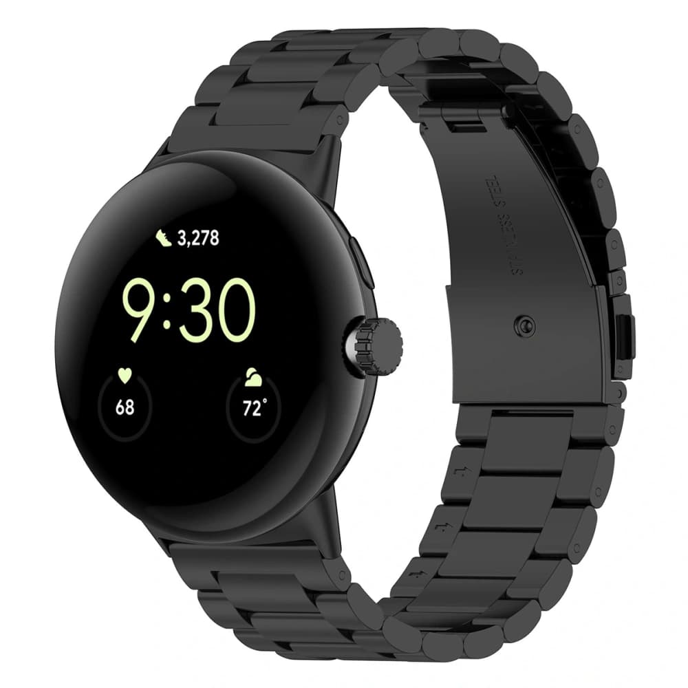 Bizon Strap Watch Aura Google Pixel Uhr 3 45 mm schwarz - 2