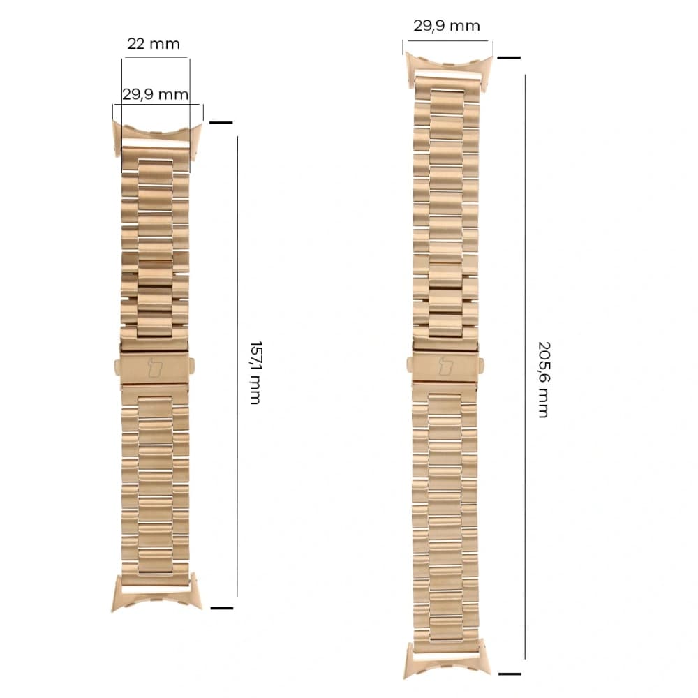 Bizon Strap Watch Aura Google Pixel Watch 4 / 3 45 mm rose gold - 3