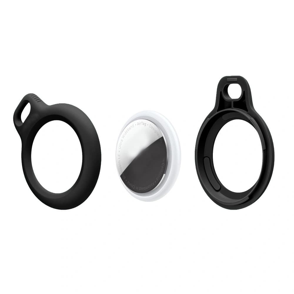 Tech-Protect Rough Chain Apple Airtag Black [2 PACK] - 3