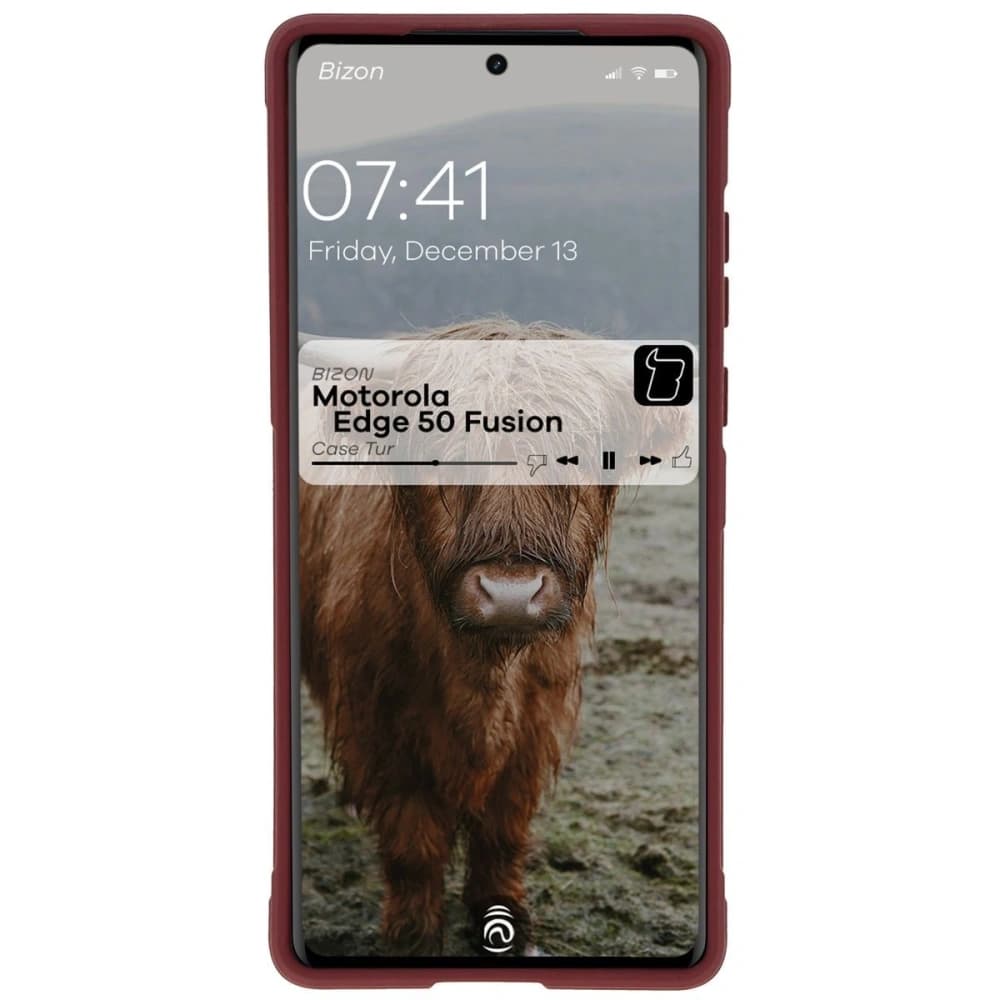 Bizon Case Tur Motorola Edge 50 Fusion dunkel lila - 5