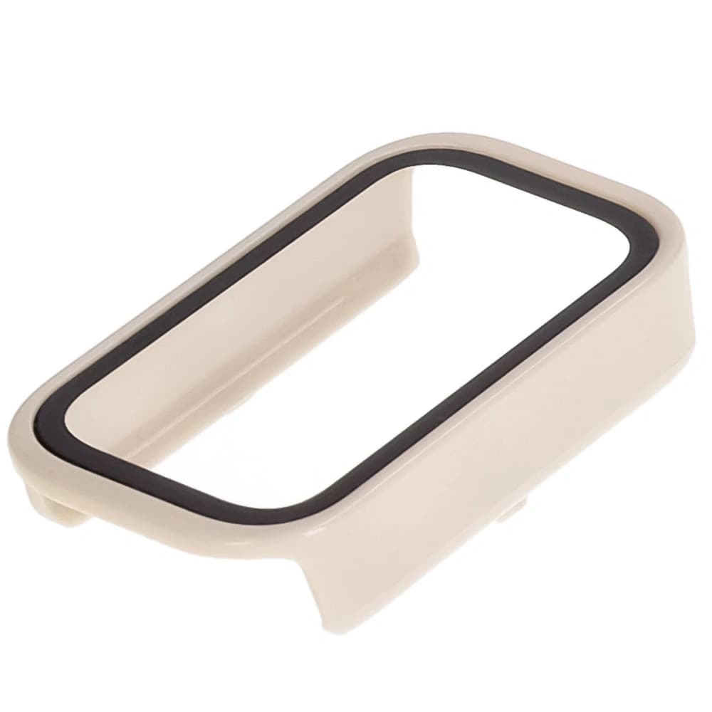 Bizon Case+Glass Uhr Xiaomi Smart Band 9 Active / Redmi Smart Band 3 beige - 6