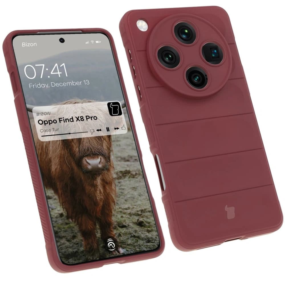 Bizon Case Tur Oppo Find X8 Pro dark purple - 1