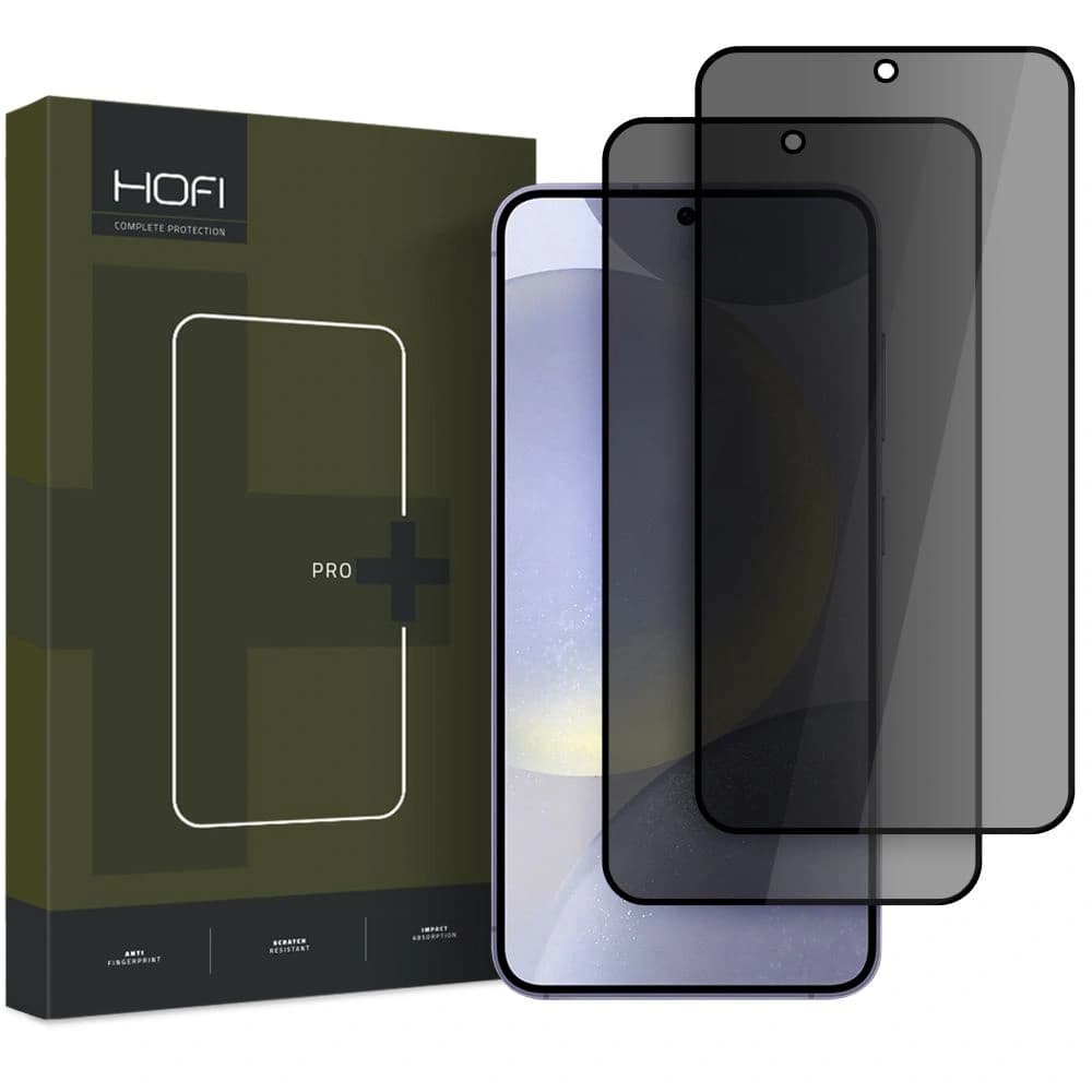 Hofi Anti Spy Glass Pro+ Samsung Galaxy S25 Datenschutz [2 PACK] - 1